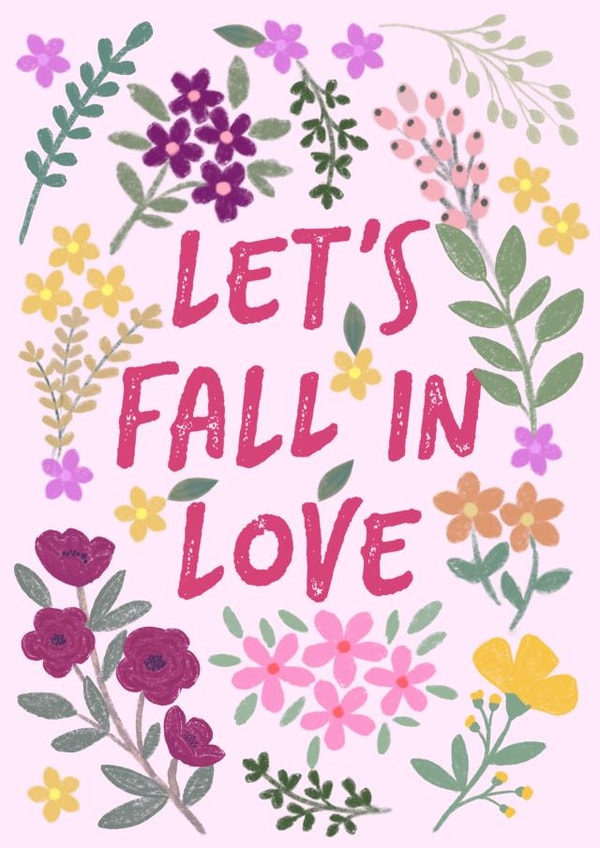 Let's Fall in Love created by Lili's Papers Co.