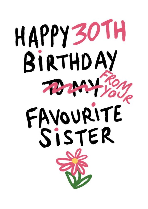 Happy 30th birthday sister created by Sew Last Summer