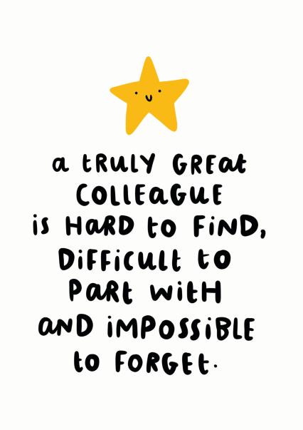 Star retirement card card