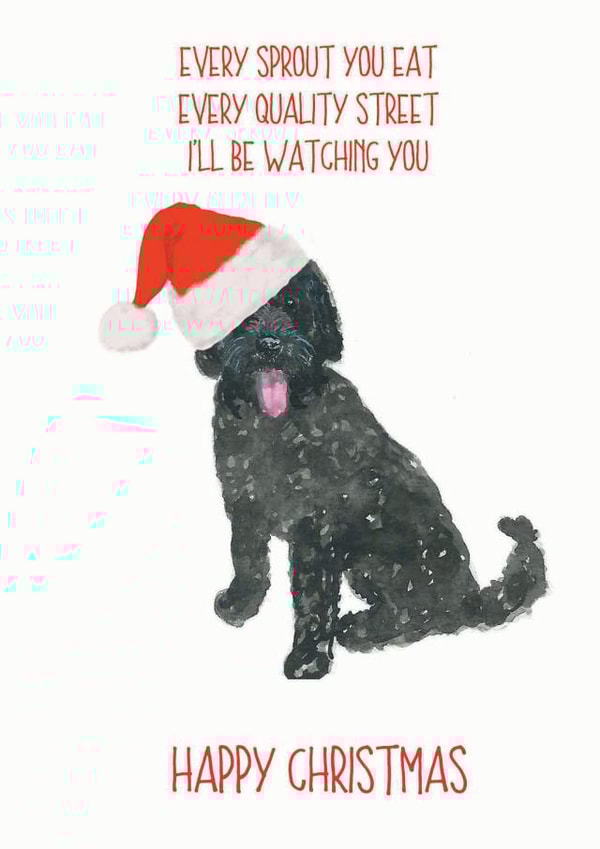 Cockapoo - Funny - Every Breath You Take - The Police - Dog - From The Dog - Pets - Christmas Card created by Sarah Maddox