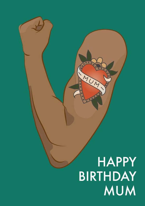 A Strong Mum created by Popsie Cards 