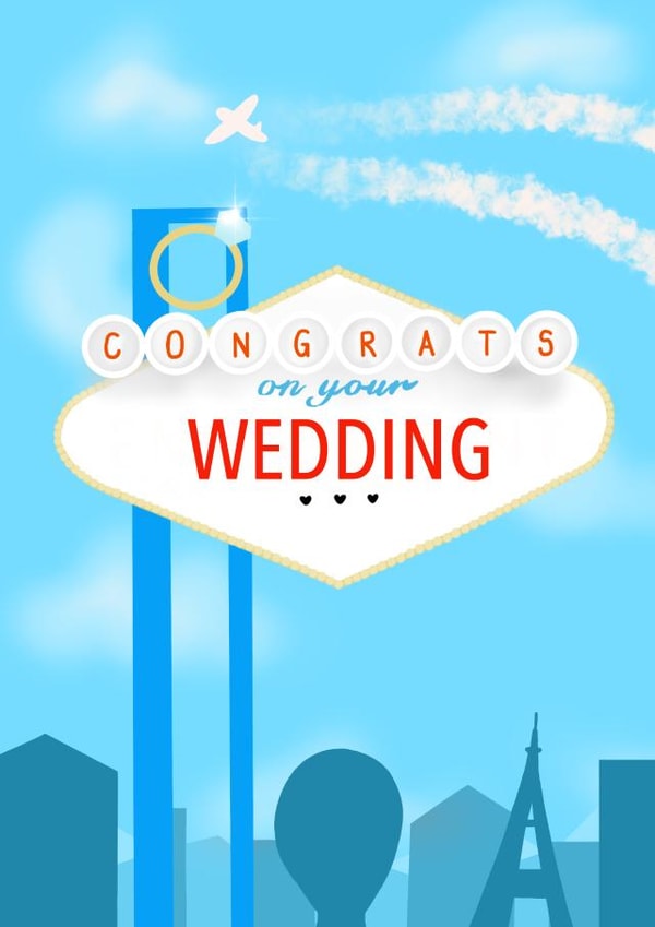 Las Vegas Wedding Card created by Lucy Aldebert