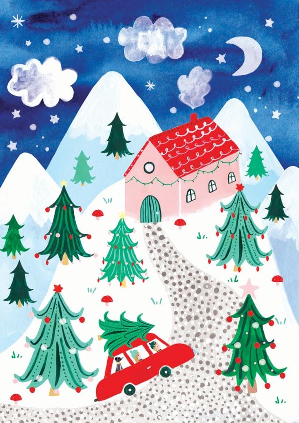 Christmas Scene Card created by Katie Whitton Design