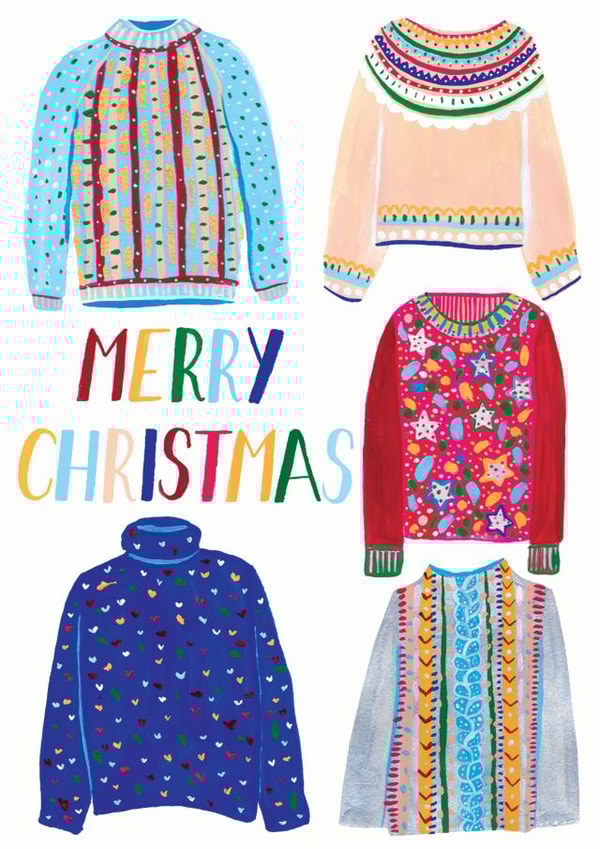 Christmas Jumper Card created by Katie Whitton Design