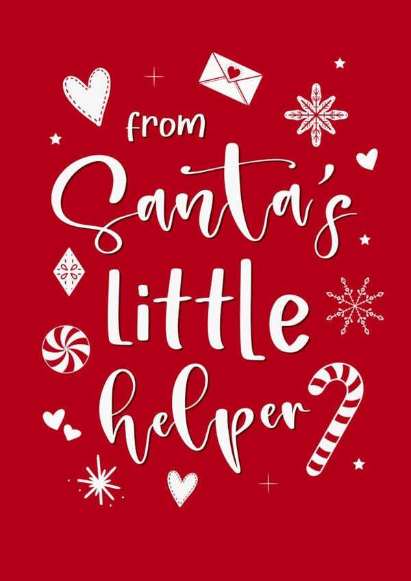 Christmas wishes from the children created by The Girl Next Draw Cards