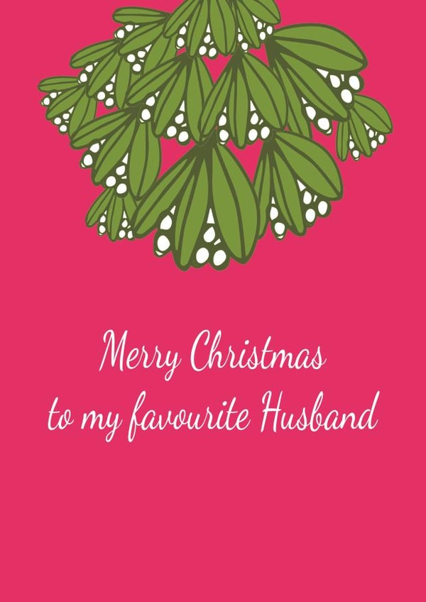 Merry Christmas to my favourite husband created by Missycards