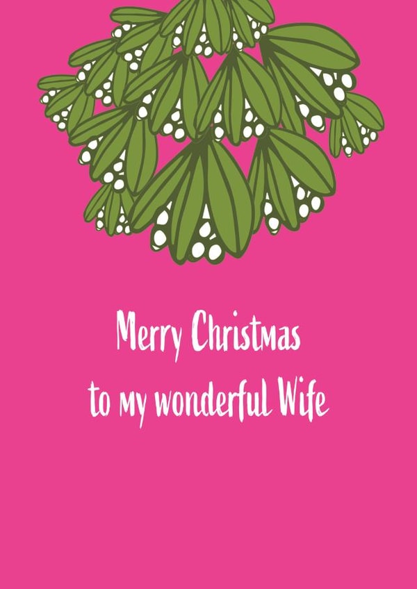 Merry Christmas to my wonderful wife created by Missycards