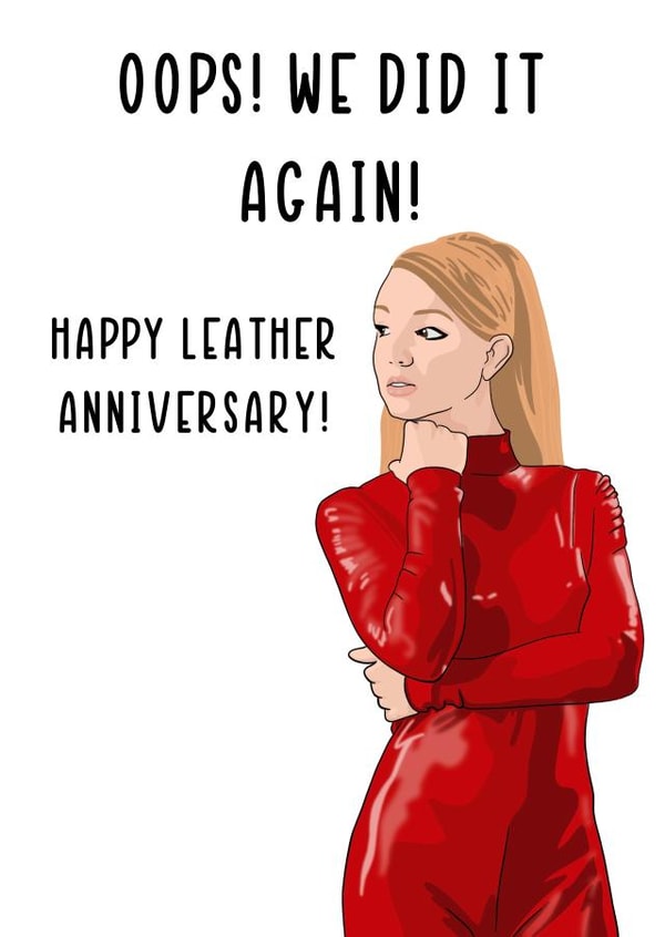 Britneys Leather Anniversary created by Daniella Illustrates