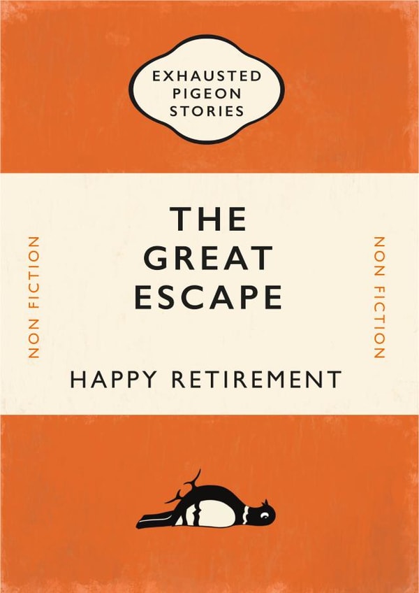 The Great Escape retirement card created by Yay Days