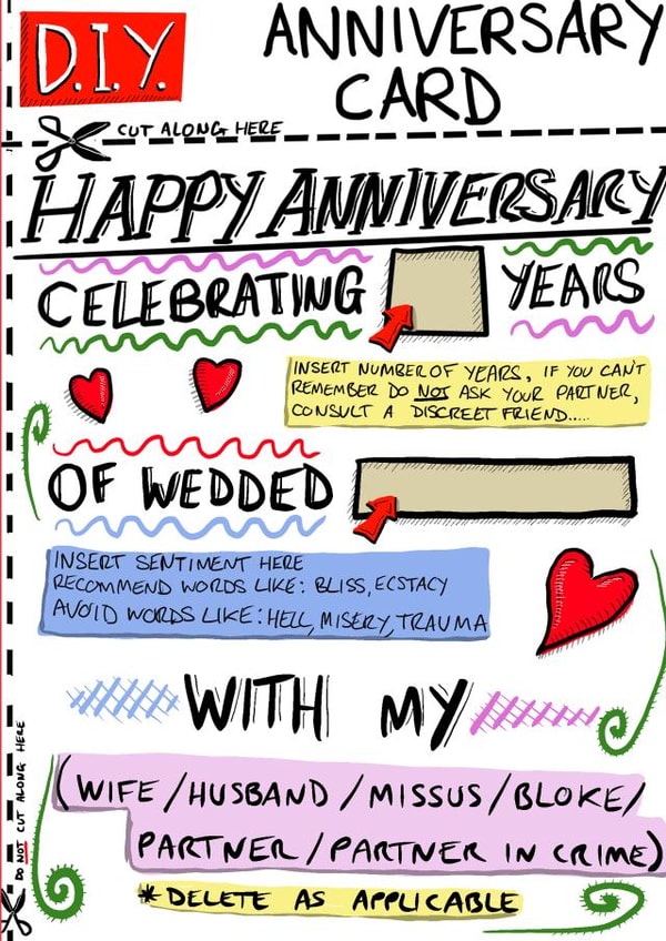 D.I.Y Anniversary Card created by Rob Baines