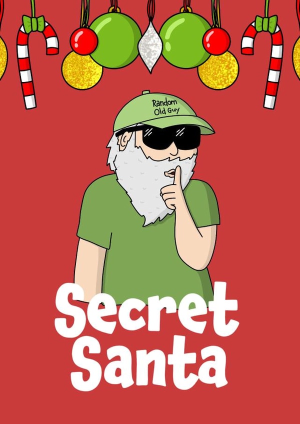 Secret Santa Christmas Card created by BeckiLamby