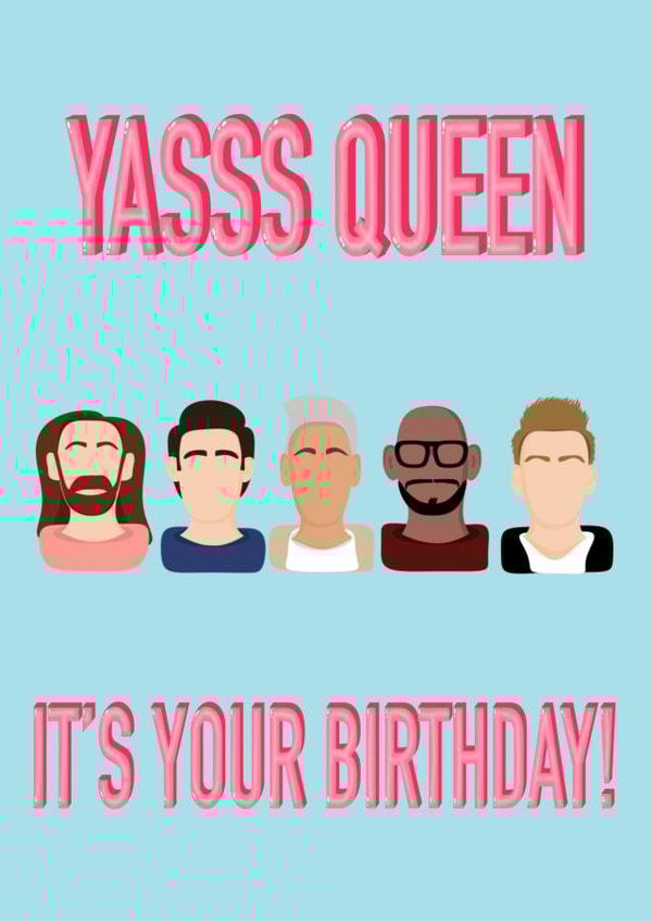 YASSS QUEEN IT'S YOUR BIRTHDAY created by Sassy Makes