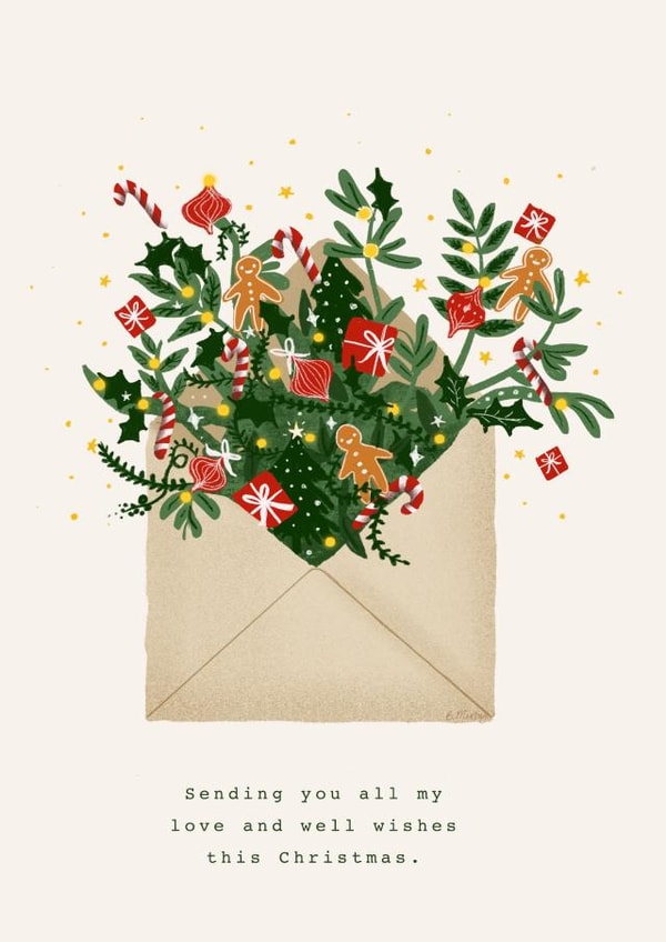 Sending Christmas Wishes created by The Potato Diary