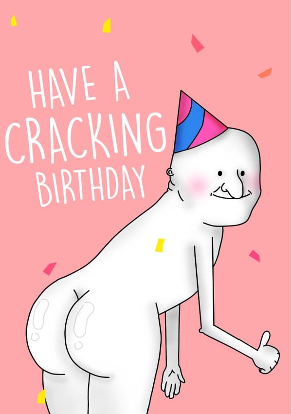 Cracking Birthday Card, Funny Birthday Card, For Him, Her created by NotNiceThings