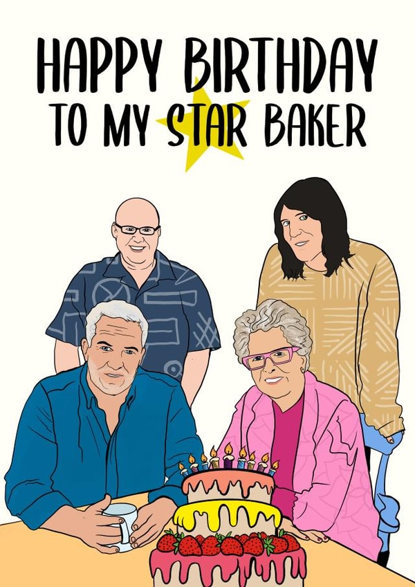 The great British bake off birthday  created by Doublea