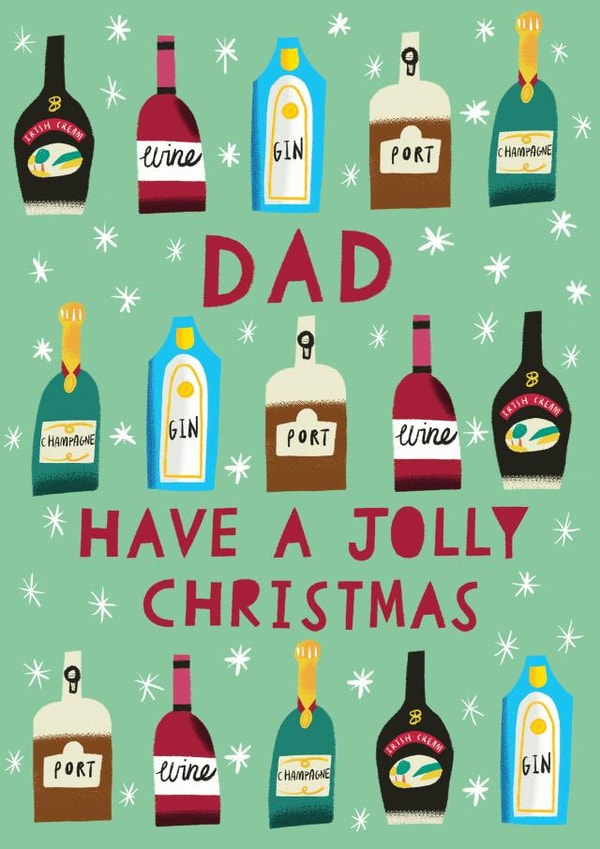 Dad Have a Jolly Boozey Christmas created by @AimeeStevens.Design