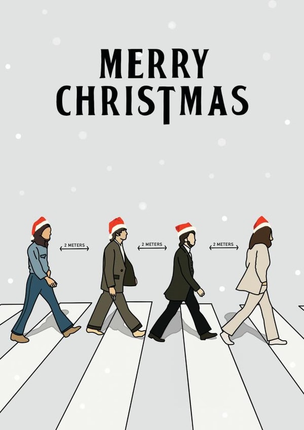 2 meters beatles christmas / Abbey Road created by Jamie Lindsay