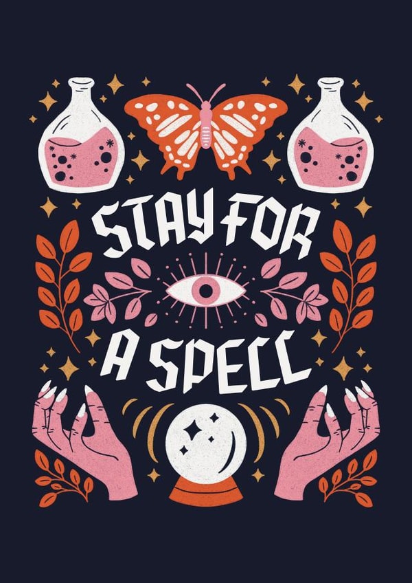 Stay For A Spell Halloween card created by Jessica Molina