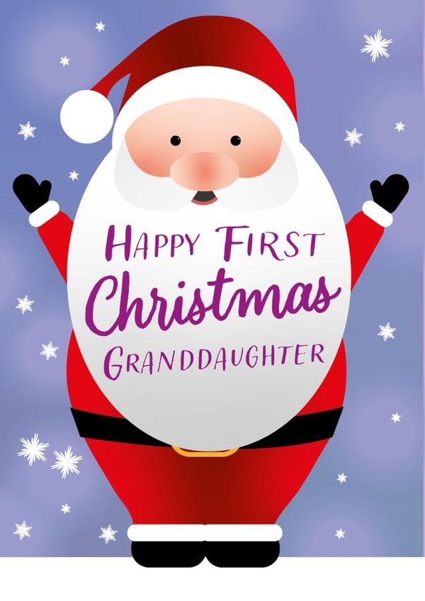 Happy 1st Christmas Granddaughter created by Yeti Design