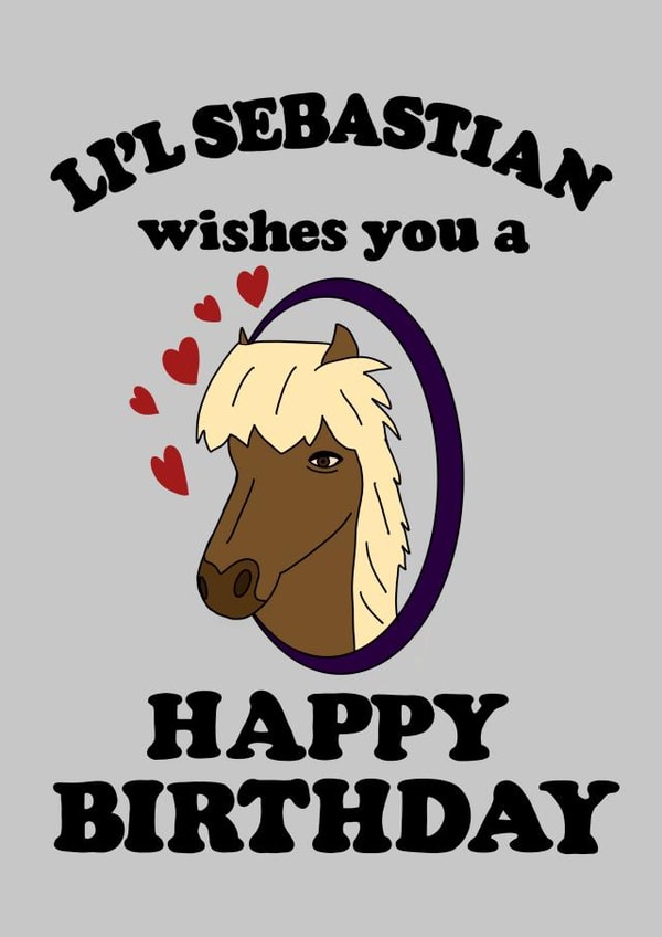 Lil Sebastian birthday card  created by Le Carpentier Design