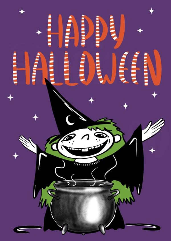 Halloween Witch Card created by Liisa Petrocchi