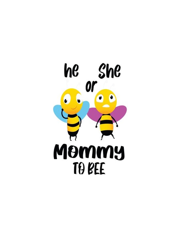 Gender reveal, Baby Shower, Mommy to Bee created by NannieP