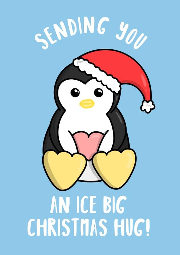 Christmas Hug Card created by Tori's Little Bubble