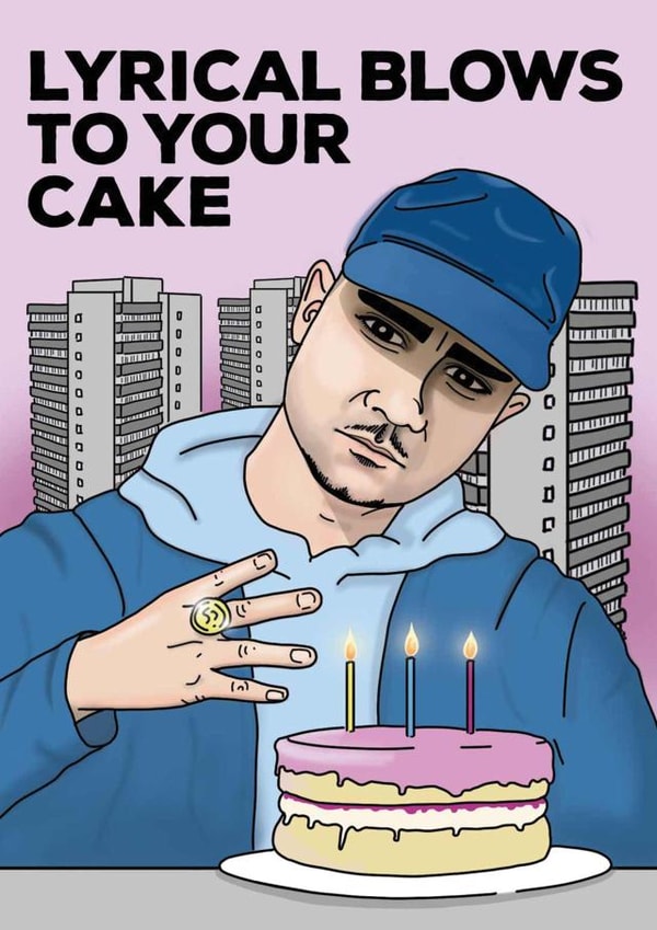 MC Grindah Birthday Card created by Georgina Thorne