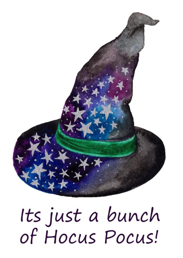 Hocus Pocus Witch's Hat created by Wilderness Illustrated