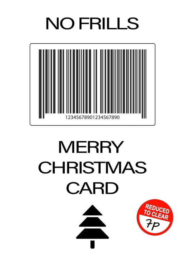 No Frills Merry Christmas Card created by Vivid Variations