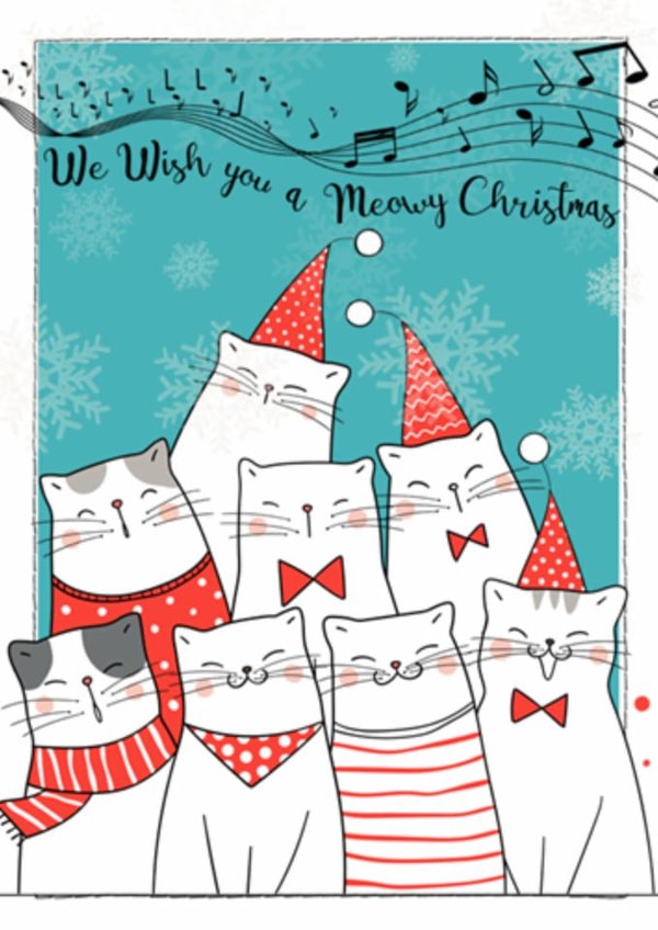 Fun Cat Christmas Card created by Shereen M Designs
