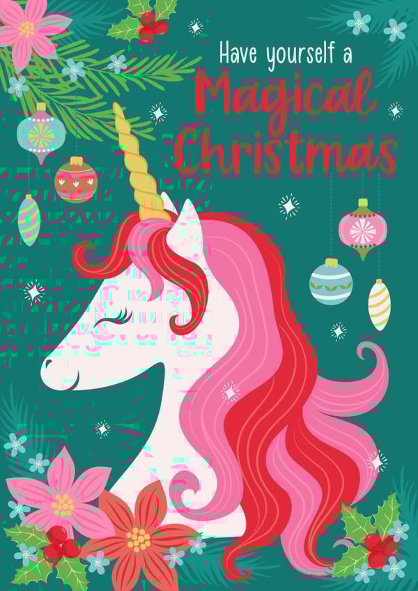 Magical Christmas Unicorn created by Tanya Laporte Designs