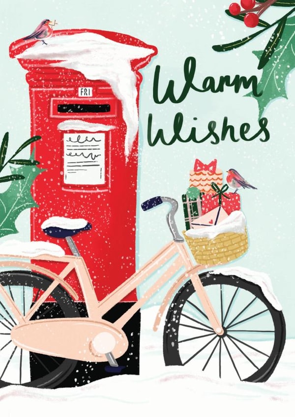 Postbox Christmas Card  created by Simply Katy