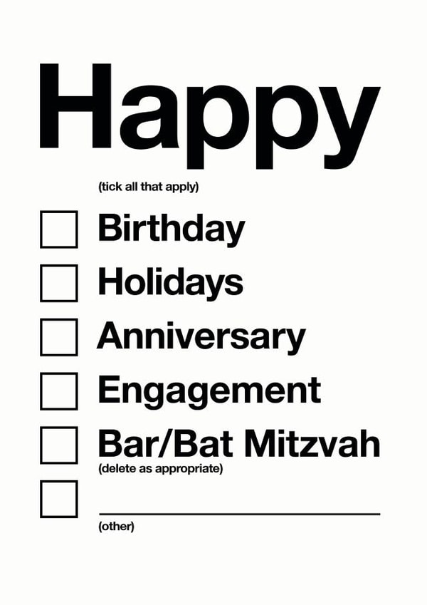 Emergency Greeting Card created by Matt Windsor