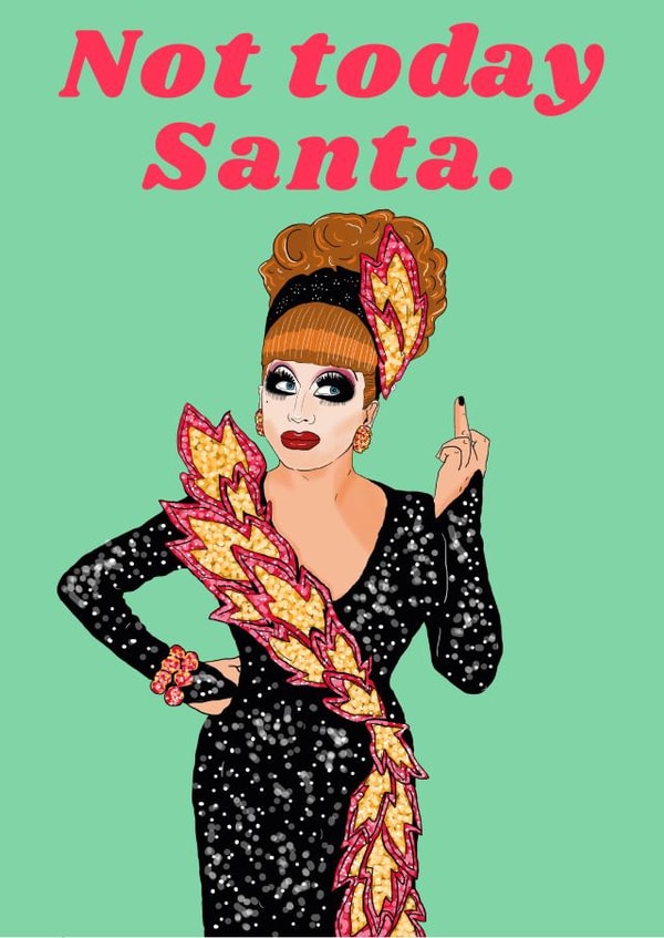 Bianca Del Rio Christmas  created by The Queer Store