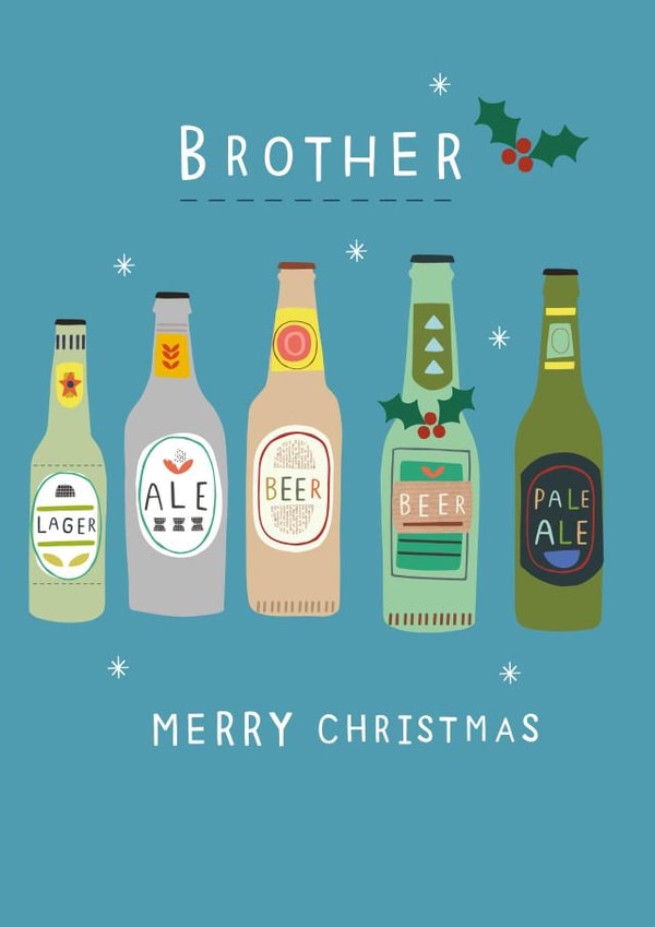 Merry Christmas Brother created by Sally Payne Design