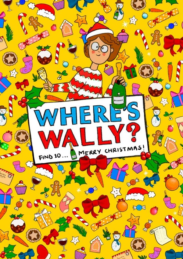 Where's Wally festive Christmas card created by Dani Verbeeten
