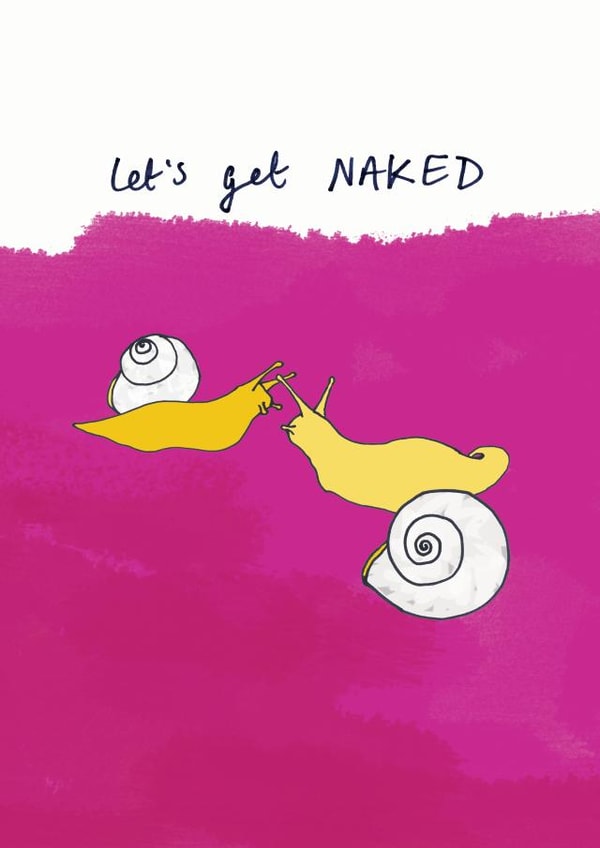 Naughty Nudey Snails created by Sara & the Snails