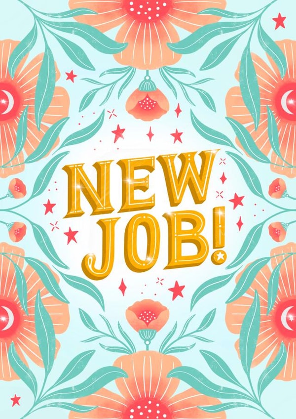 New Job Card created by Life’s Peachey by Lauren Faye Peachey