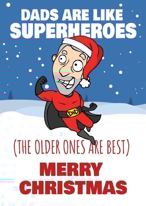 Dads Are Like Superheroes Christmas created by NerdShizzle