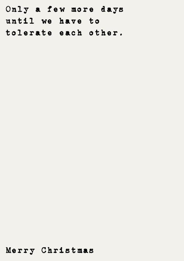 Sarcastic Christmas created by UhOh