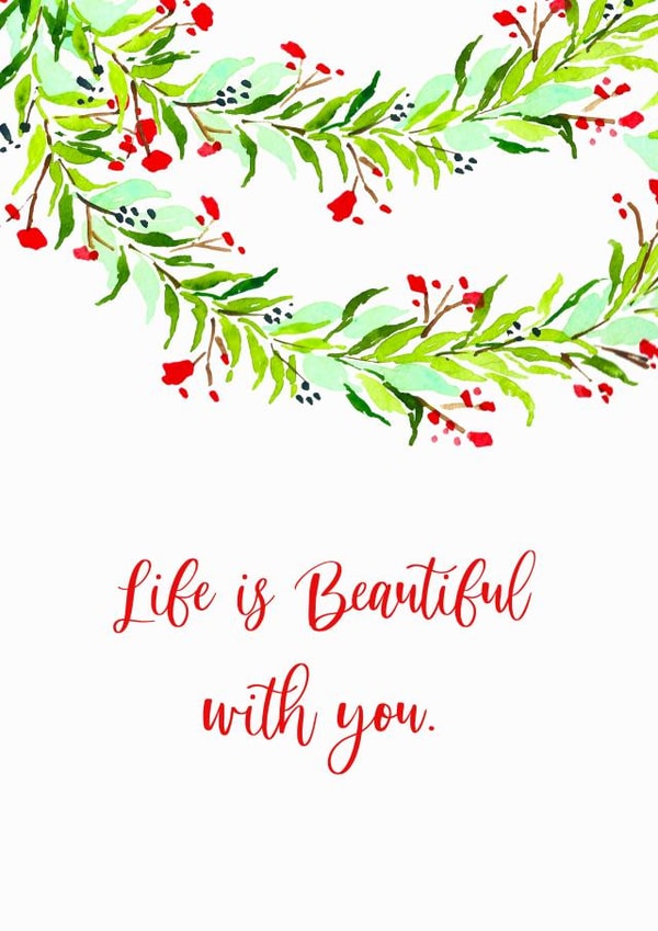 Life is Beautiful with you created by preeta varkey