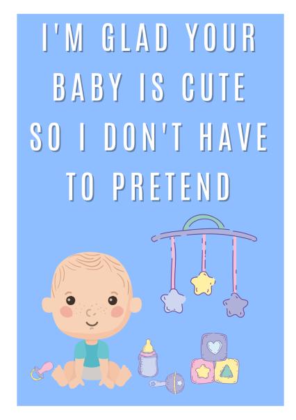 Funny New Baby Card Thortful
