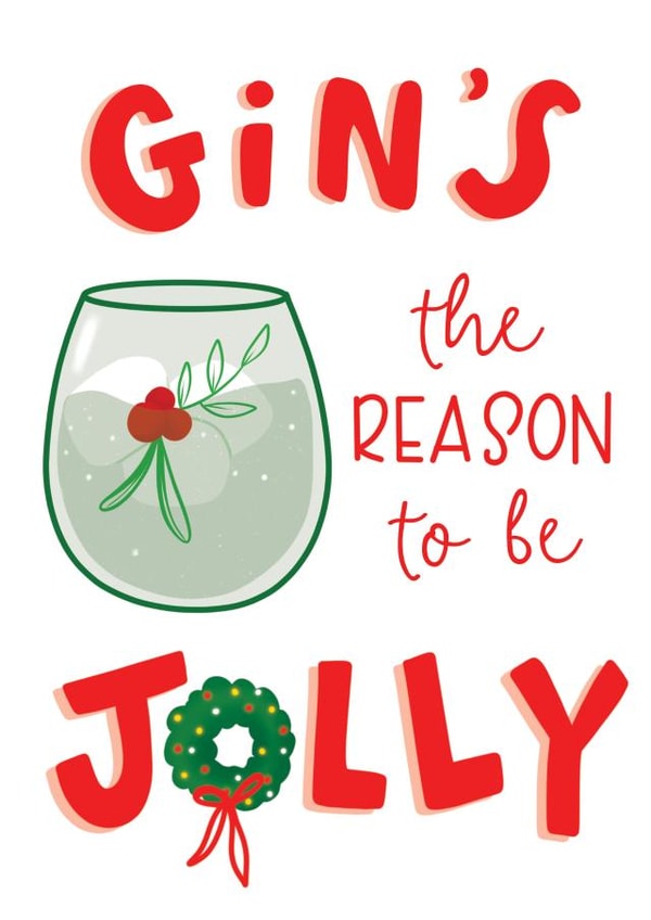 Gin's The Reason to Be Jolly created by Michelle Robyn