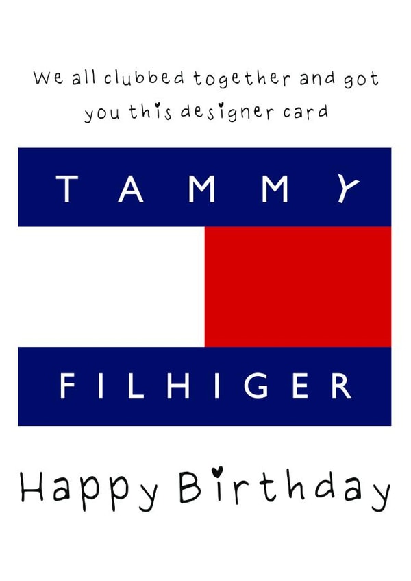Designer Birthday Card (sort of!) created by EERUPT