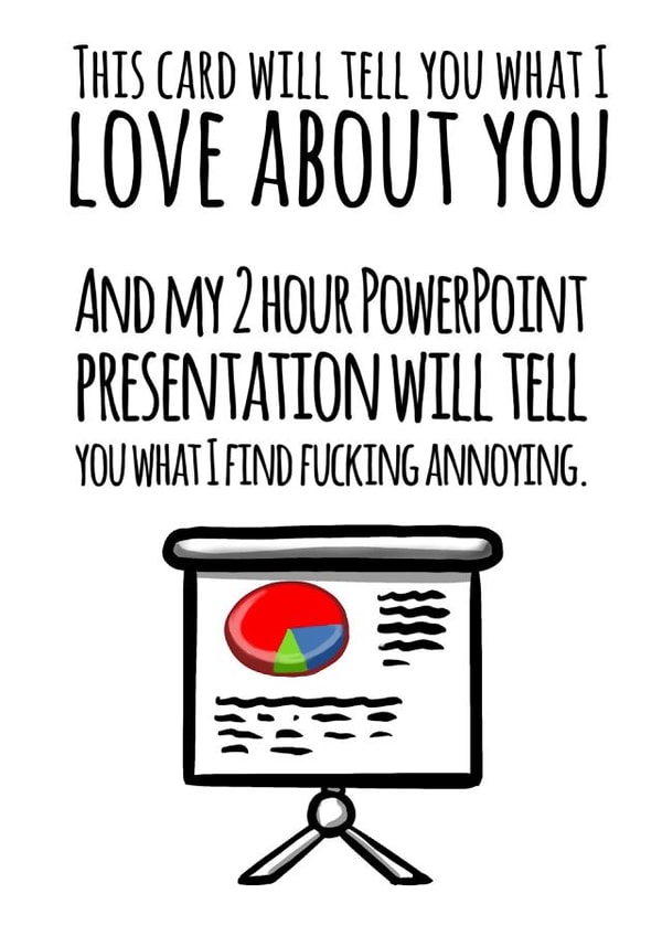 Annoying person birthday card created by picsandsquiggles