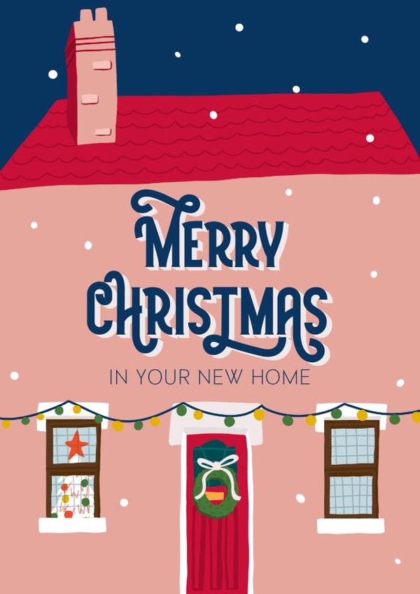 New Home Christmas Card created by Fab Bab