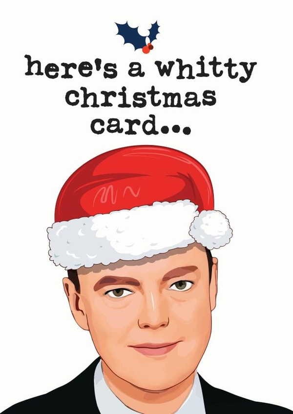 Chris Whitty Funny Politics Christmas Card created by Mrs Best Paper Co.