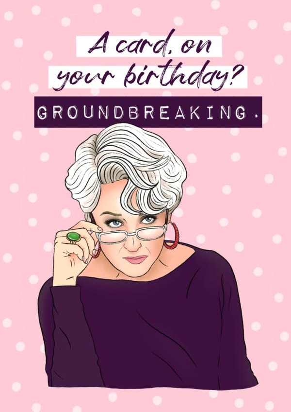 Miranda priestly birthday card! created by Swish & Scribble