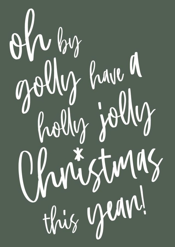 Oh by golly have a holly jolly Christmas this year! created by The Paper Society